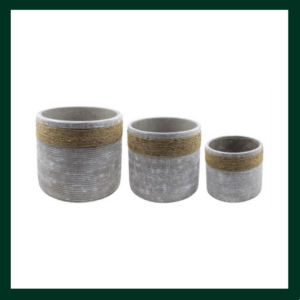 Τσιμεντένιες γλάστρες/κασπώ - Verdant Garden & More - eShop