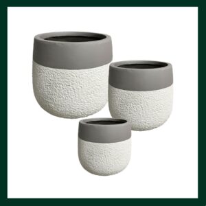 Fiberclay γλάστρες/κασπώ - Verdant Garden & More - eShop