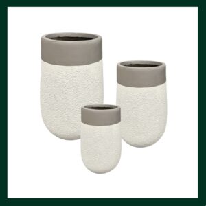 Fiberclay γλάστρες/κασπώ - Verdant Garden & More - eShop